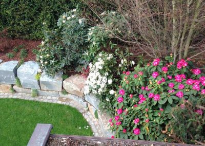 Trockenmauer Privatgarten Viersen