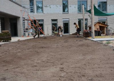 Außenanlagen für Wohnquartier und Kindergarten in Düsseldorf