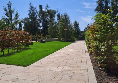 Außenanlagen für Wohnquartier und Kindergarten in Düsseldorf