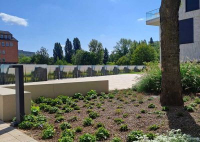 Außenanlagen für Wohnquartier und Kindergarten in Düsseldorf