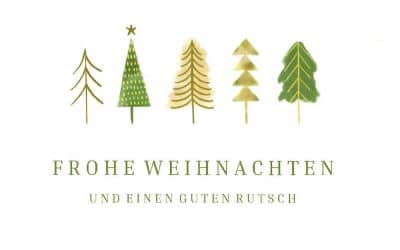 Frohe Weihnachten und einen guten Start ins neue Jahr
